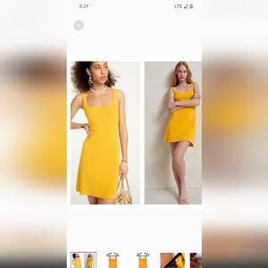 NWT JCrew Square Neck Mini Sweater Dress